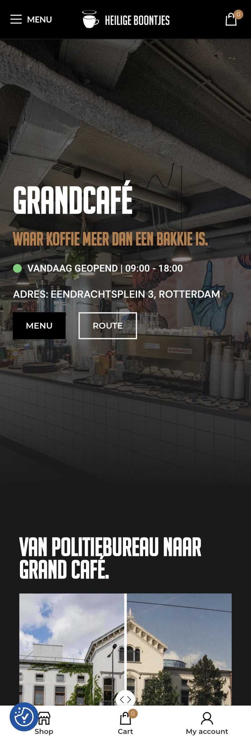 The Heilige Boontjes website