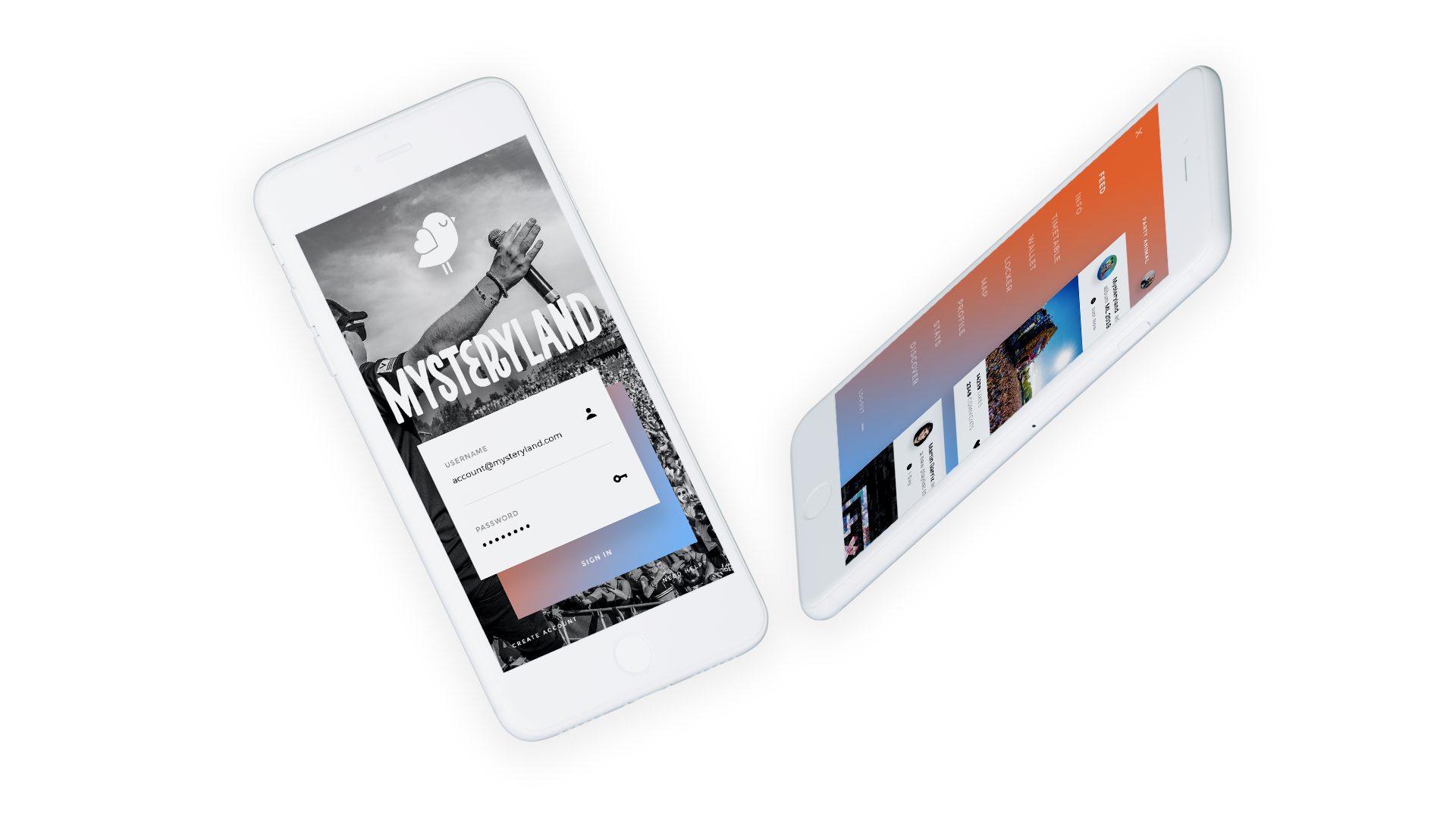 Mysteryland festival-app met NFC-wallet