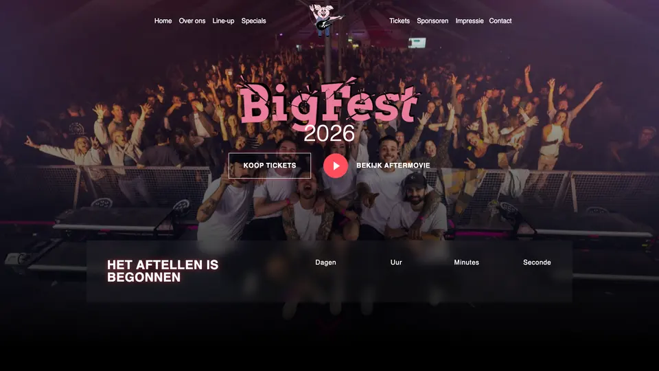 BigFest — website door BRKdesign