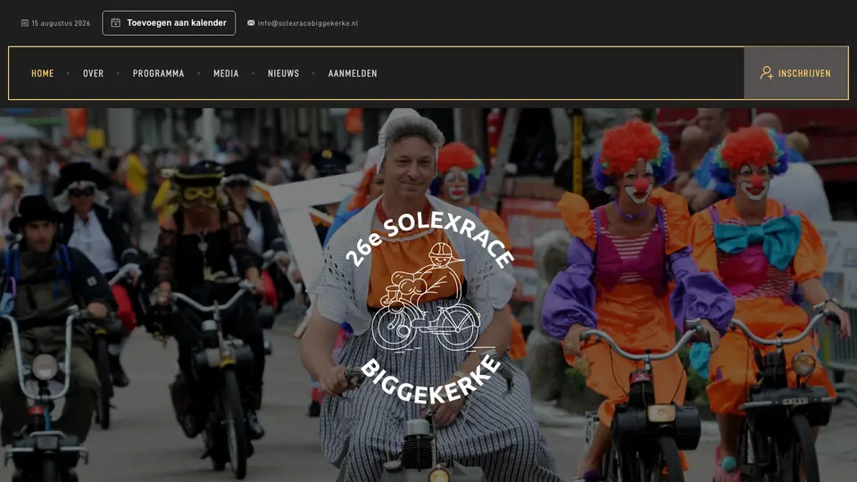 Solexrace Biggekerke — website door BRKdesign
